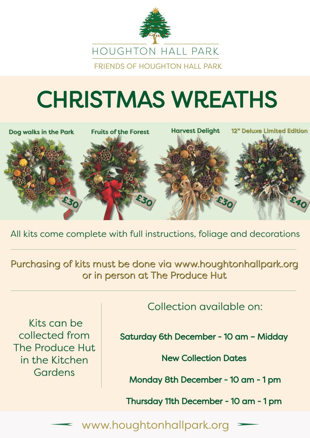 Christmas Wreaths HHP Extra Dates