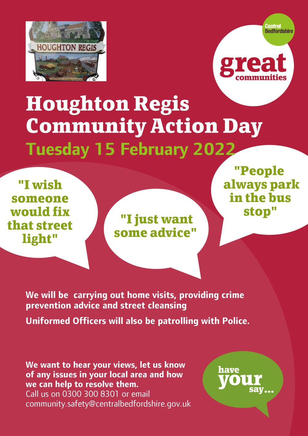 Community Action Day Poster